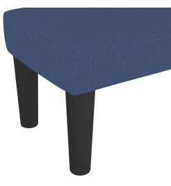 Banc Bleu 70x30x30 cm Tissu