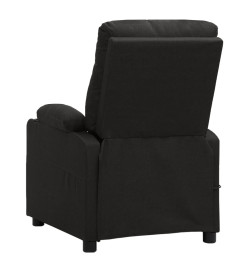 Fauteuil inclinable Noir Tissu