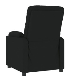 Fauteuil inclinable électrique Noir Tissu