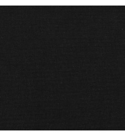 Tête de lit avec oreilles Noir 203x16x118/128 cm Tissu