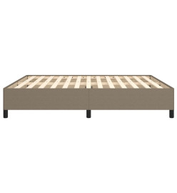 Cadre de lit Taupe 160x200 cm Tissu