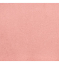 Tête de lit Rose 90x7x78/88 cm Velours