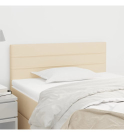 Tête de lit Crème 80x5x78/88 cm Tissu