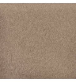 Lit de jour cappuccino 80x200 cm similicuir