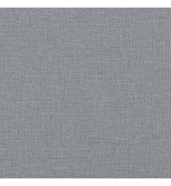 Lit de repos gris clair 80x200 cm tissu
