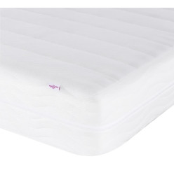 Lit de jour avec matelas gris clair 100x200 cm tissu