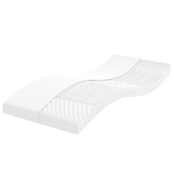 Lit de jour avec gigogne et matelas crème 100x200 cm tissu