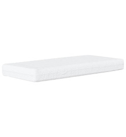 Lit de jour avec matelas taupe 90x200 cm tissu