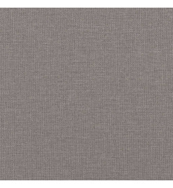 Lit de jour avec matelas taupe 90x200 cm tissu