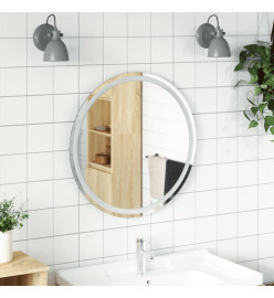 Miroir de salle de bain à LED 70 cm rond