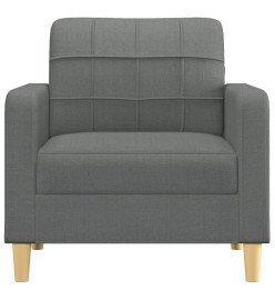 Fauteuil Gris foncé 60 cm Tissu