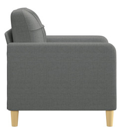 Fauteuil Gris foncé 60 cm Tissu