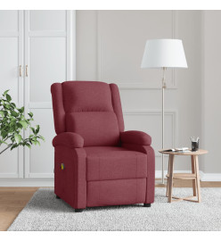 Fauteuil de massage Rouge bordeaux Tissu