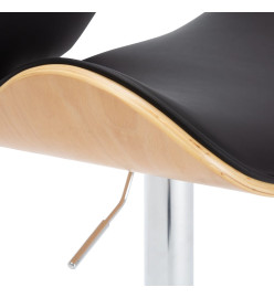 Tabouret de bar Noir Similicuir