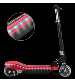 Trottinette électrique avec LED 120 W Rouge