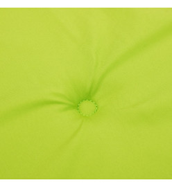 Coussin de banc de jardin vert brillant 120x50x3cm tissu oxford