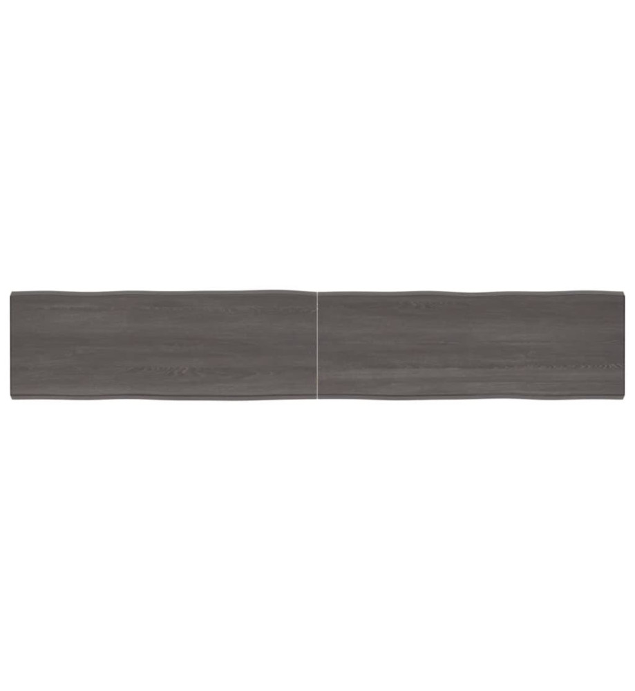 Dessus de table bois chêne massif traité bordure assortie