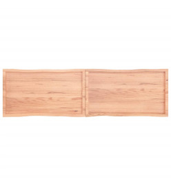 Dessus de table bois chêne massif traité bordure assortie