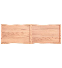 Dessus de table bois chêne massif traité bordure assortie