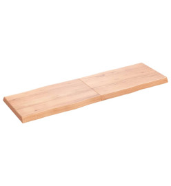 Dessus de table bois chêne massif traité bordure assortie