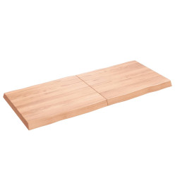 Dessus de table bois chêne massif traité bordure assortie