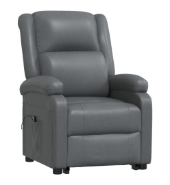 Fauteuil Gris Similicuir