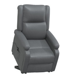 Fauteuil Gris Similicuir