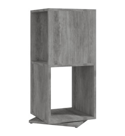 Armoire rotative Gris béton 34,5x34,5x75,5 cm Aggloméré