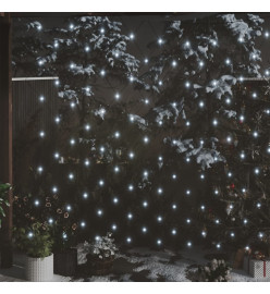 Filet lumineux blanc froid de Noël 4x4 m 544 LED Int/ext