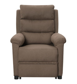 Fauteuil de massage Taupe Tissu