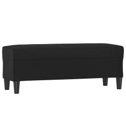 Banc Noir 100x35x41 cm Similicuir