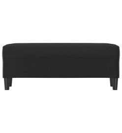 Banc Noir 100x35x41 cm Similicuir