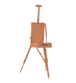 Chevalet 81x121x173 cm bois de hêtre massif