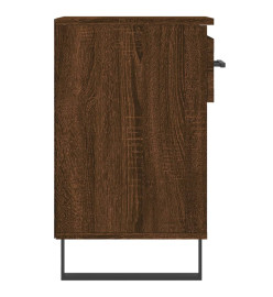 Armoire à chaussures Chêne marron 102x36x60cm Bois d'ingénierie