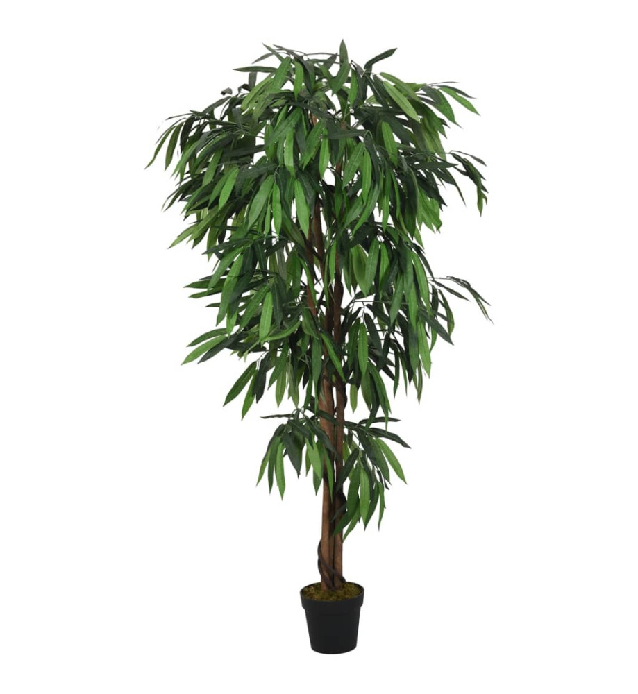 Manguier artificiel 1050 feuilles 200 cm vert