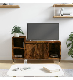 Meuble TV Chêne fumé 100x35x55 cm Bois d'ingénierie