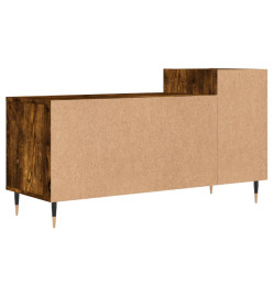 Meuble TV Chêne fumé 100x35x55 cm Bois d'ingénierie