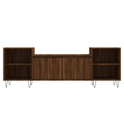 Meuble TV Chêne marron 160x35x55 cm Bois d'ingénierie