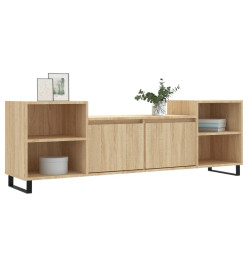 Meuble TV Chêne sonoma 160x35x55 cm Bois d'ingénierie