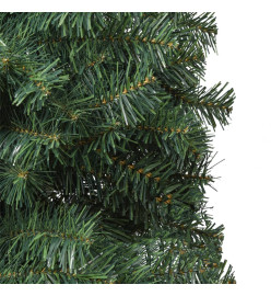 Sapin de Noël mince avec support 300 cm PVC