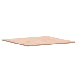 Dessus de table 80x80x1,5 cm carré bois massif de hêtre