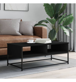 Table basse noir 100x51x40 cm bois d'ingénierie