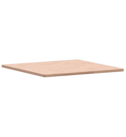 Dessus de table 90x90x2,5 cm carré bois massif de hêtre