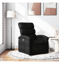 Fauteuil inclinable Noir Tissu