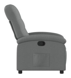 Fauteuil inclinable Gris foncé Tissu