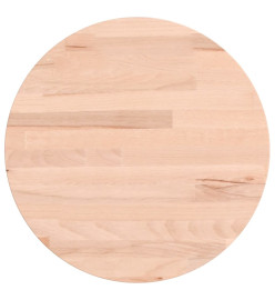 Dessus de table Ø30x1,5 cm rond bois massif de hêtre