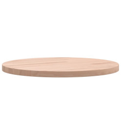 Dessus de table Ø30x1,5 cm rond bois massif de hêtre