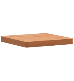 Dessus de table 40x40x4 cm carré bois massif de hêtre