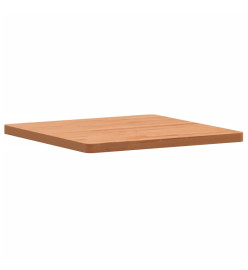 Dessus de table 50x50x2,5 cm carré bois massif de hêtre