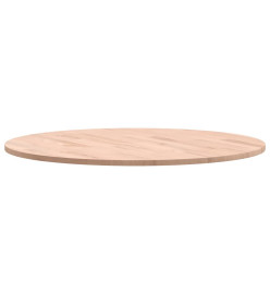 Dessus de table Ø70x1,5 cm rond bois massif de hêtre